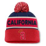 Los Angeles Angels Jerseys Shop – mens california angels fanatics navy heritage cuffed knit hat with pom Baseball Jerseys and Caps for Fans