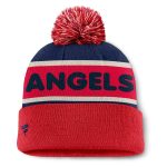 Los Angeles Angels Jerseys Shop – mens california angels fanatics navy heritage cuffed knit hat with pom Baseball Jerseys and Caps for Fans
