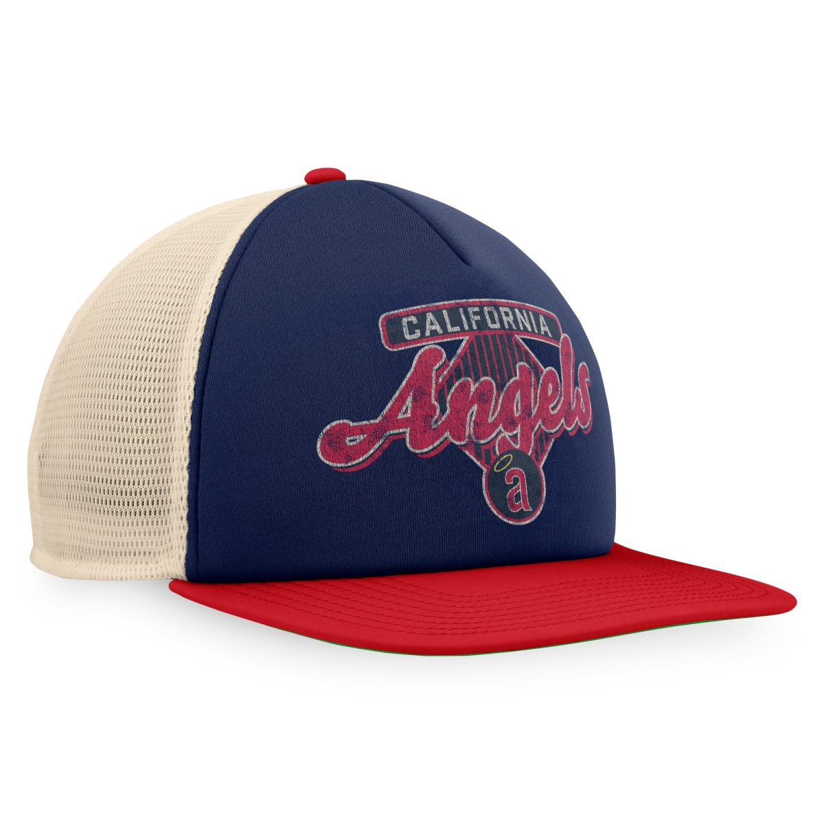 Los Angeles Angels Jerseys Shop – mens california angels fanatics navyred cooperstown collection talley foam trucker snapback hat Baseball Jerseys and Caps for Fans