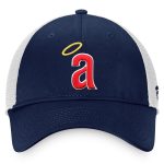 Los Angeles Angels Jerseys Shop – mens california angels fanatics navywhite cooperstown collection core trucker snapback hat Baseball Jerseys and Caps for Fans