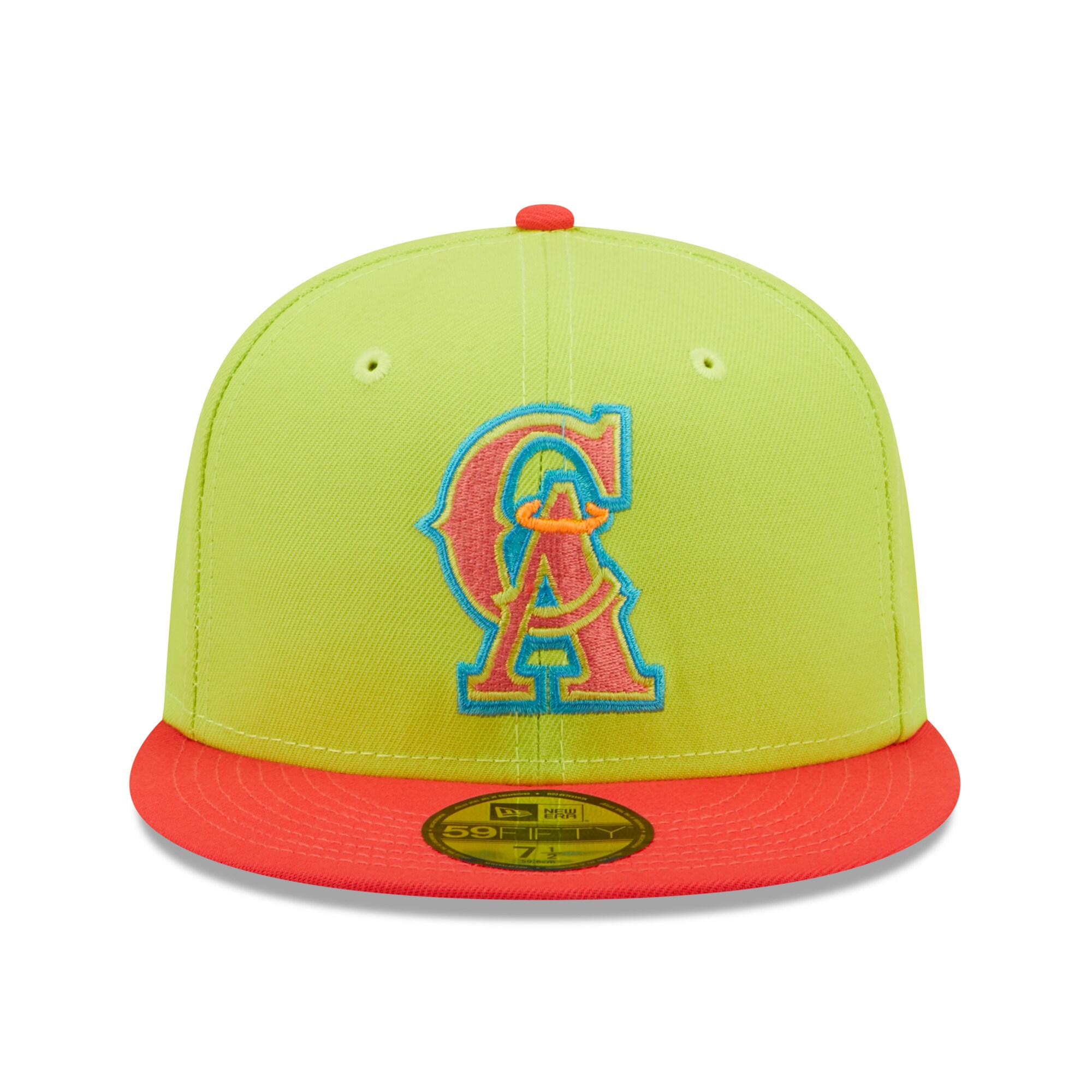 Los Angeles Angels Jerseys Shop – mens california angels los angeles angels new era greenred cyber highlighter 59fifty fitted hat Baseball Jerseys and Caps for Fans