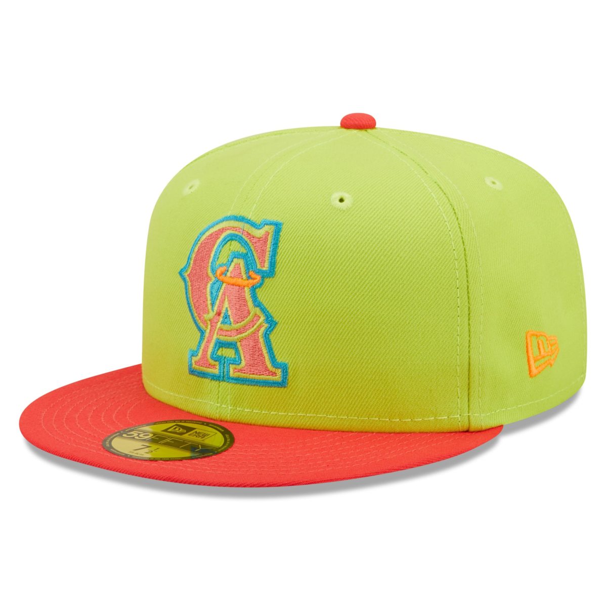 Los Angeles Angels Jerseys Shop – mens california angels los angeles angels new era greenred cyber highlighter 59fifty fitted hat Baseball Jerseys and Caps for Fans