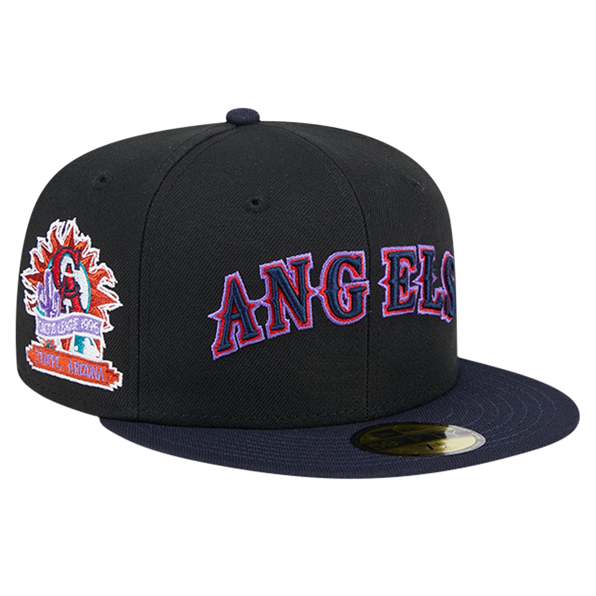 Los Angeles Angels Jerseys Shop – mens california angels new era black cooperstown collection retro spring training 59fifty fitted hat Baseball Jerseys and Caps for Fans