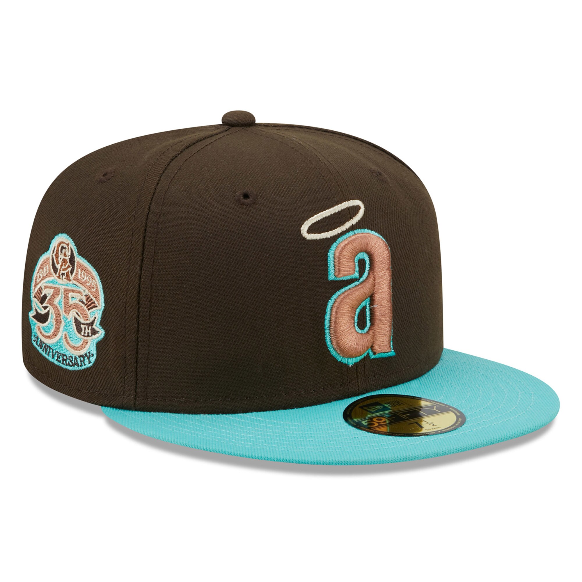 Los Angeles Angels Jerseys Shop – mens california angels new era brownmint walnut mint 59fifty fitted hat Baseball Jerseys and Caps for Fans