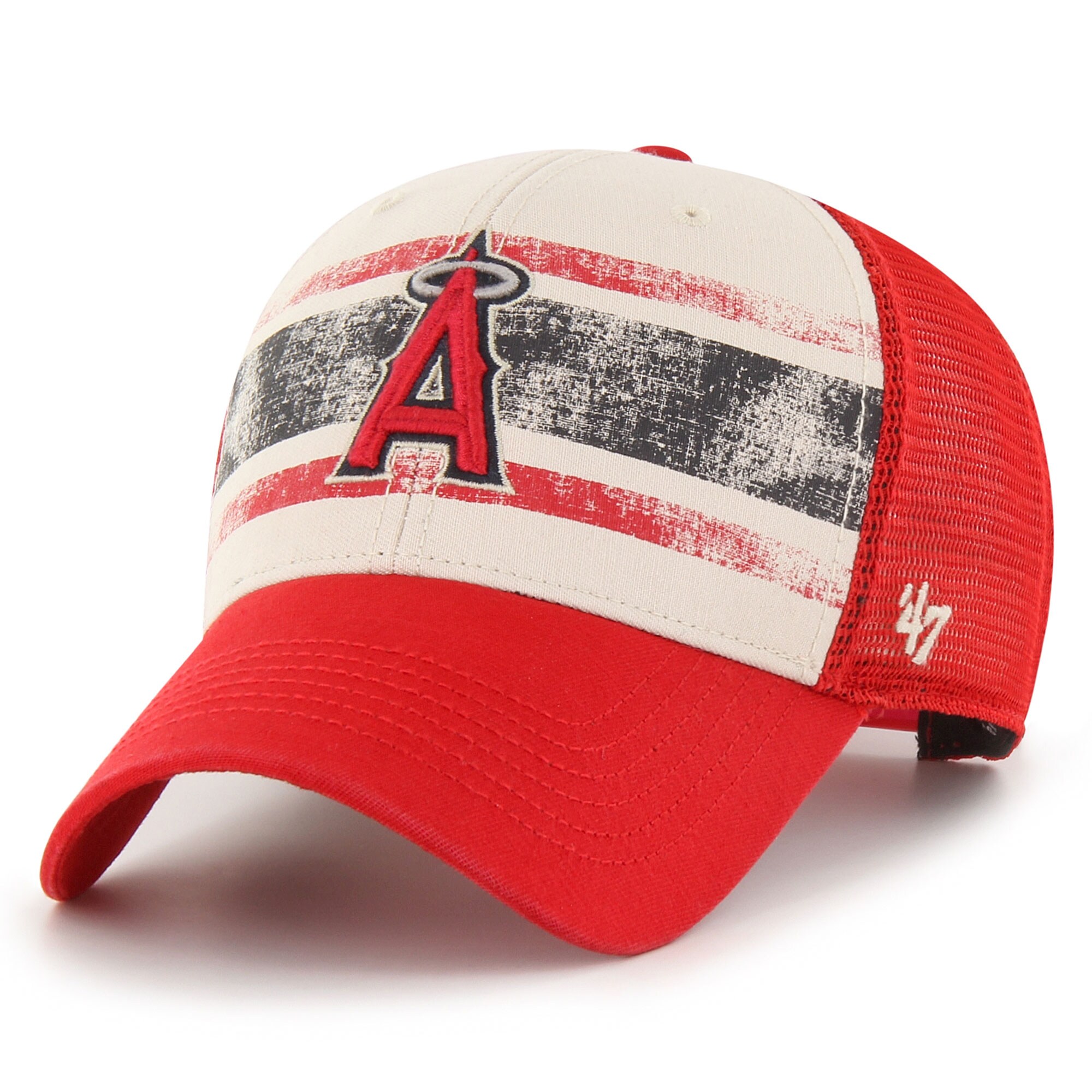 Los Angeles Angels Jerseys Shop – mens los angeles angels 47 creamred breakout mvp trucker adjustable hat Baseball Jerseys and Caps for Fans