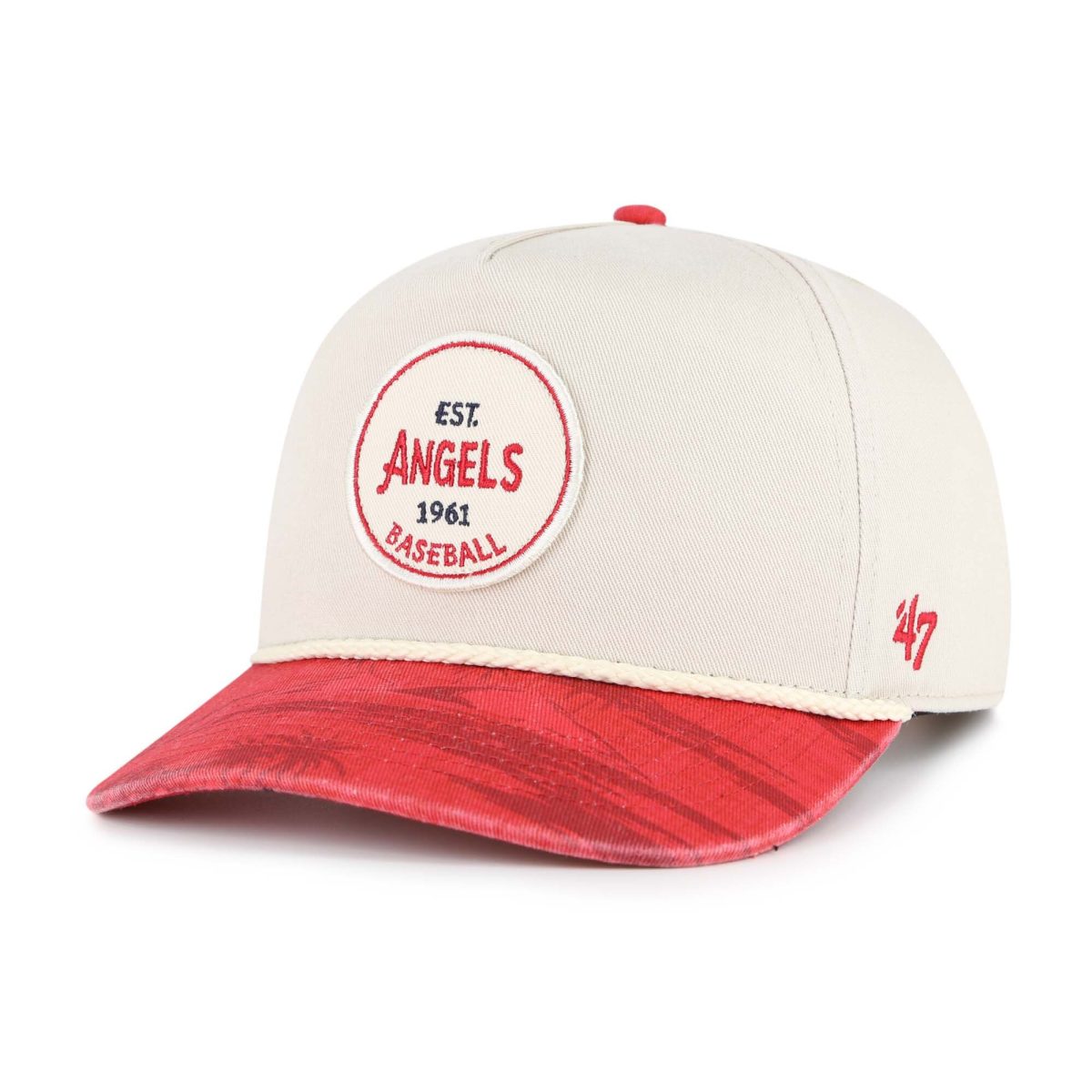 Los Angeles Angels Jerseys Shop – mens los angeles angels 47 creamred fiji rope hitch adjustable hat Baseball Jerseys and Caps for Fans