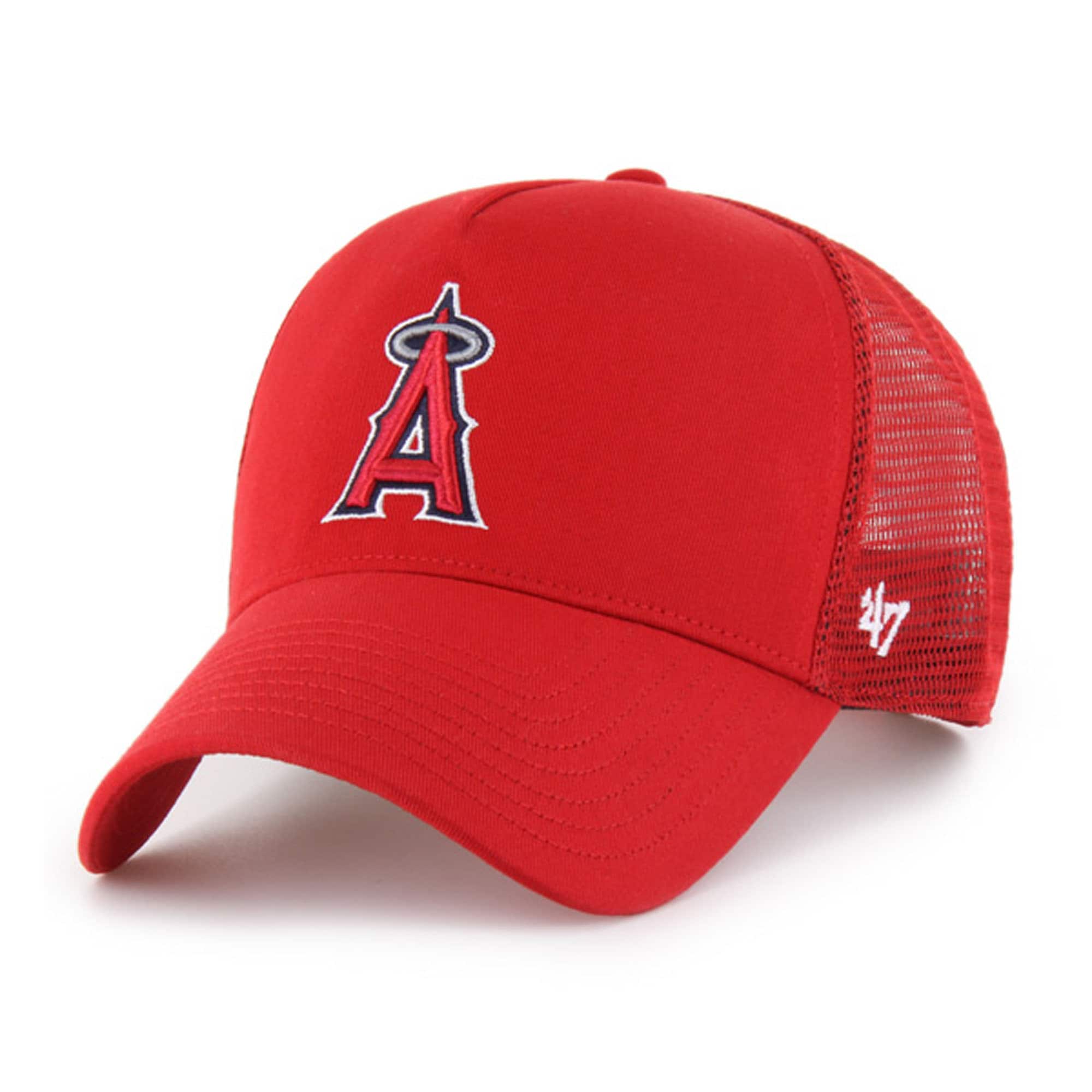 Los Angeles Angels Jerseys Shop – mens los angeles angels 47 red ballpark offside adjustable trucker hat Baseball Jerseys and Caps for Fans