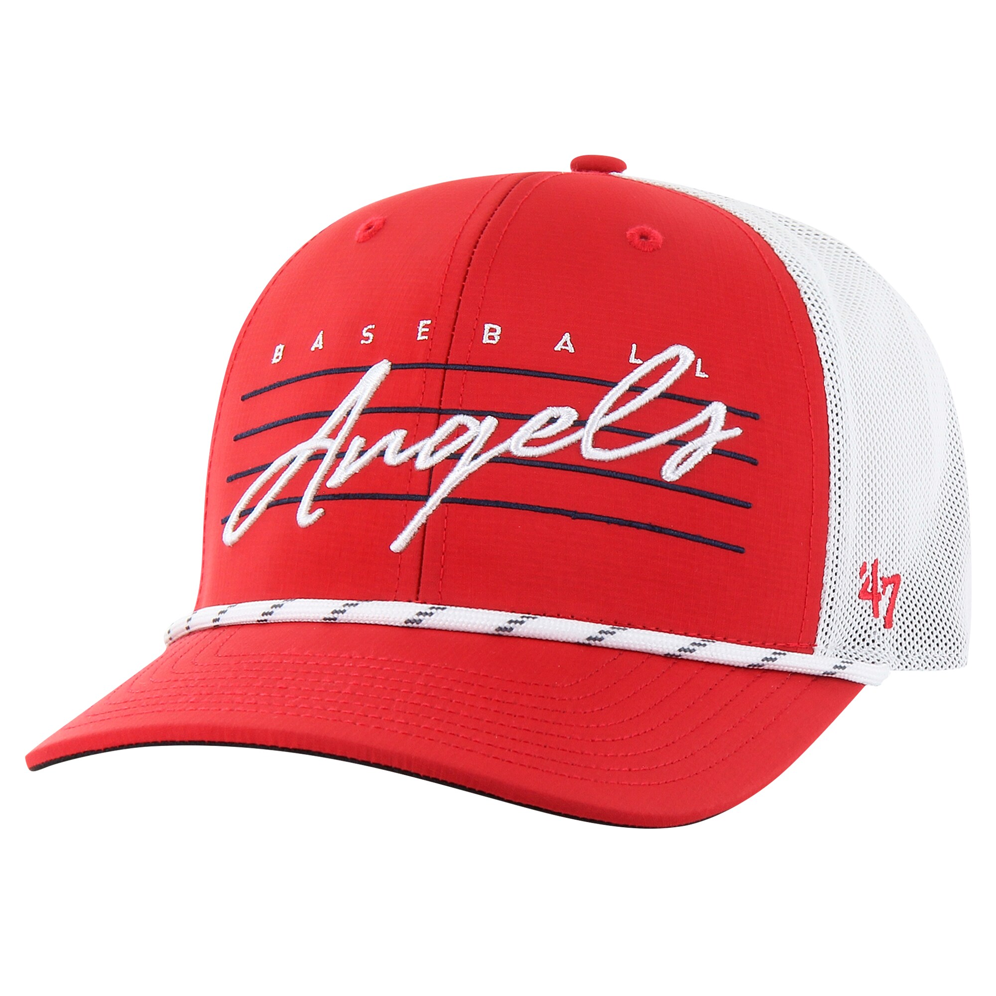 Los Angeles Angels Jerseys Shop – mens los angeles angels 47 red downburst trucker adjustable hat Baseball Jerseys and Caps for Fans