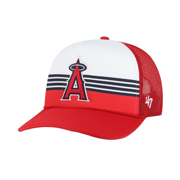 Los Angeles Angels Jerseys Shop – mens los angeles angels 47 red lift off foam front mesh trucker adjustable hat Baseball Jerseys and Caps for Fans