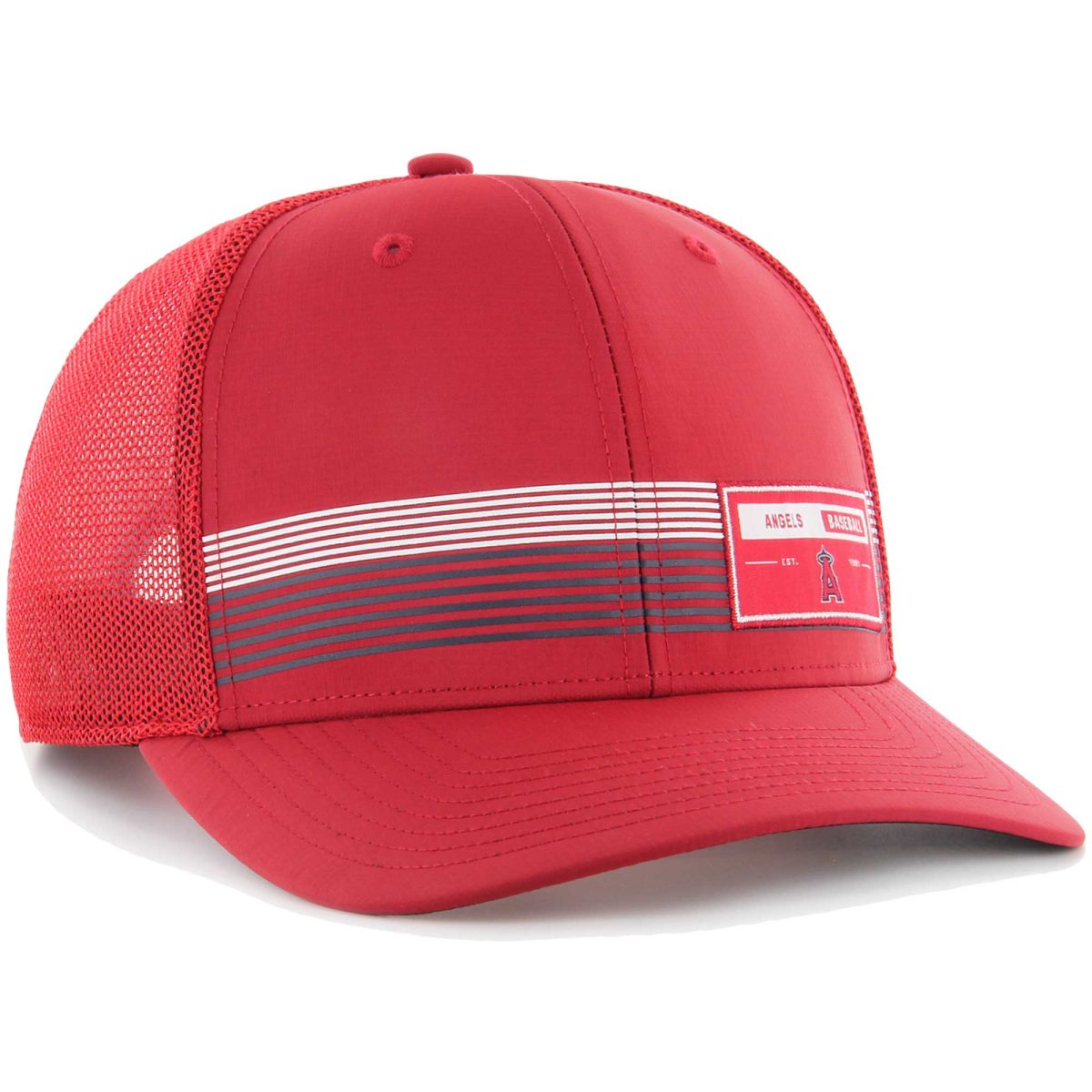 Los Angeles Angels Jerseys Shop – mens los angeles angels 47 red rangefinder brrr trucker adjustable hat Baseball Jerseys and Caps for Fans