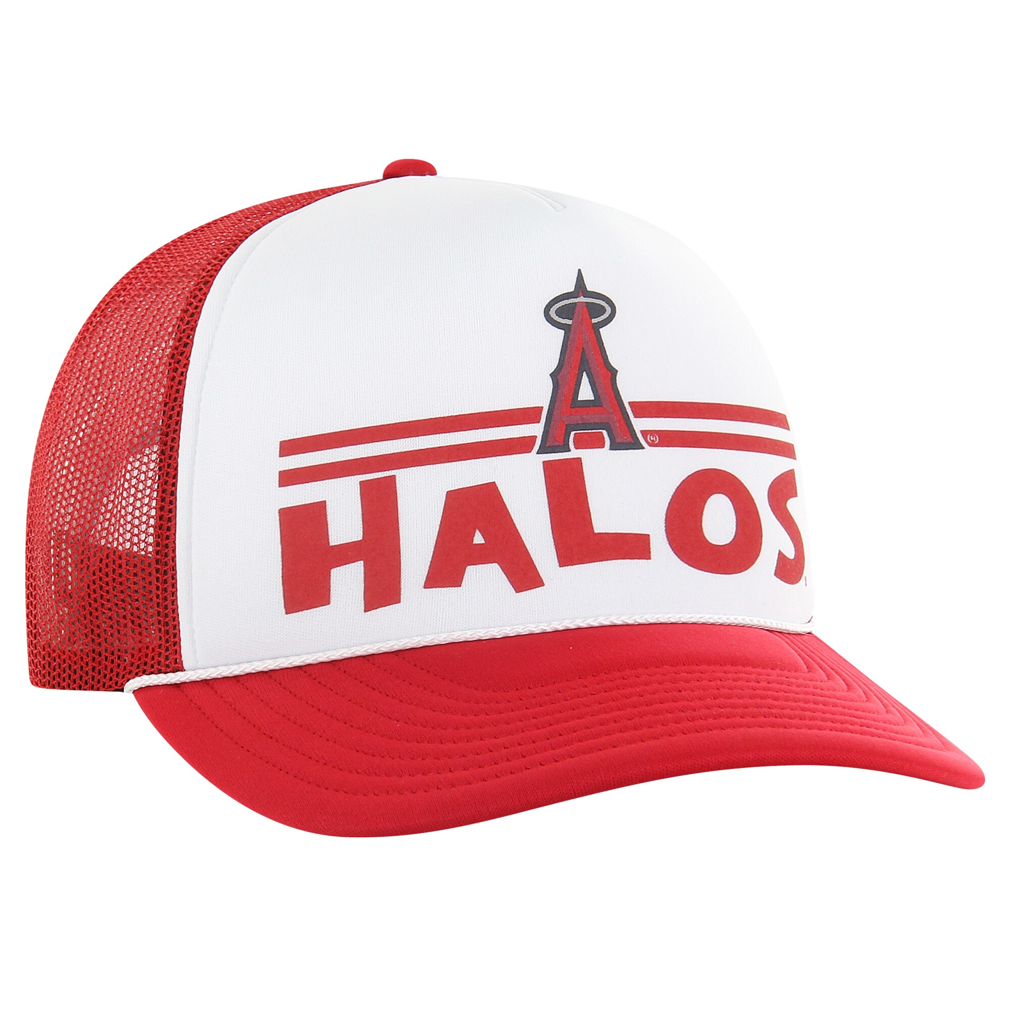 Los Angeles Angels Jerseys Shop – mens los angeles angels 47 red retro region foam trucker adjustable hat Baseball Jerseys and Caps for Fans