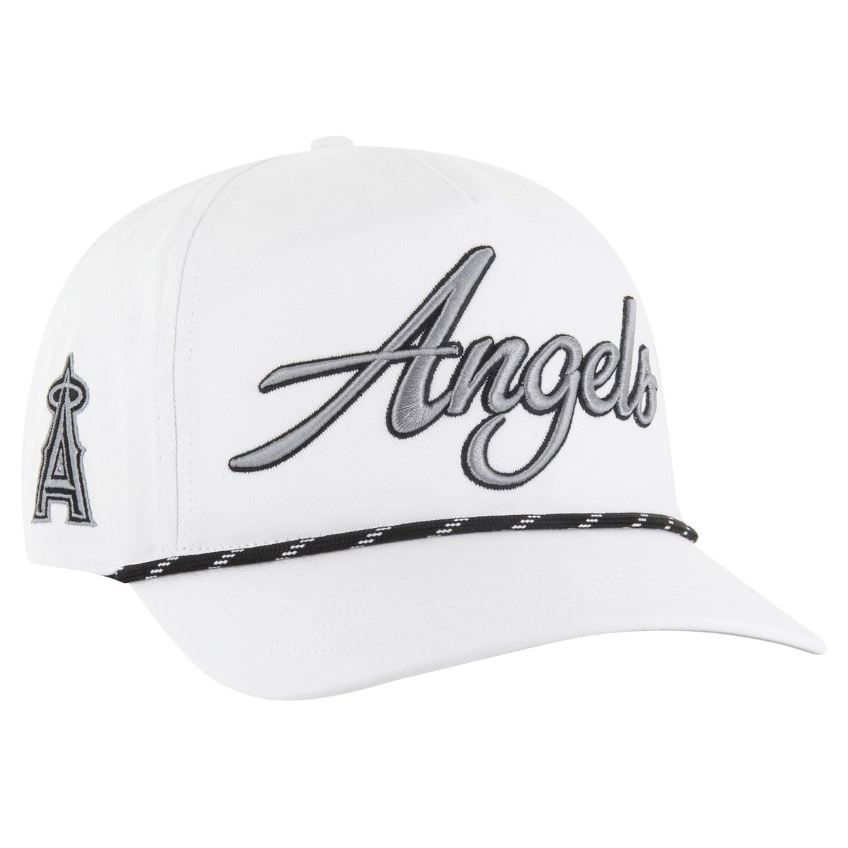 Los Angeles Angels Jerseys Shop – mens los angeles angels 47 white overhand speckle hitch rope adjustable hat Baseball Jerseys and Caps for Fans