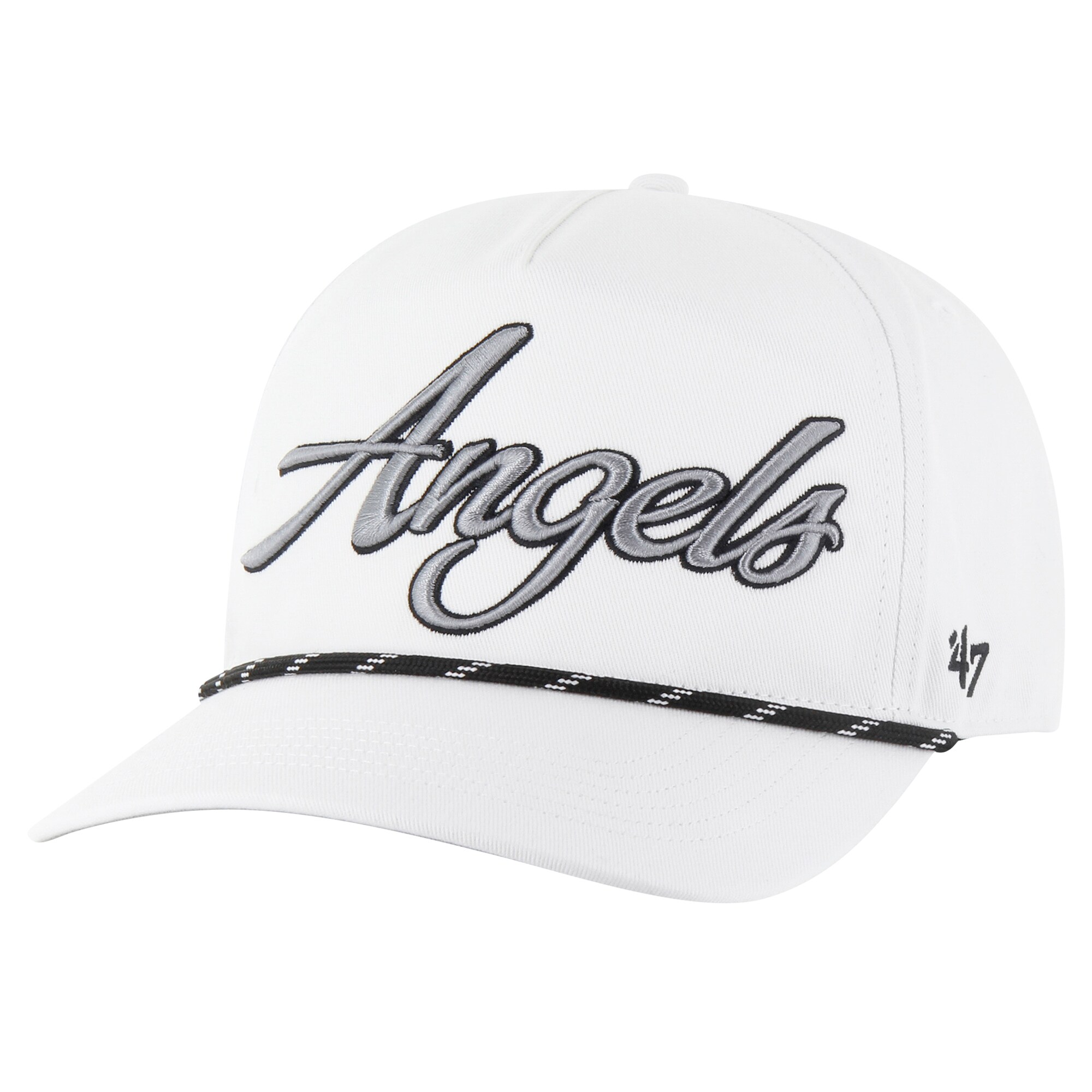 Los Angeles Angels Jerseys Shop – mens los angeles angels 47 white overhand speckle hitch rope adjustable hat Baseball Jerseys and Caps for Fans