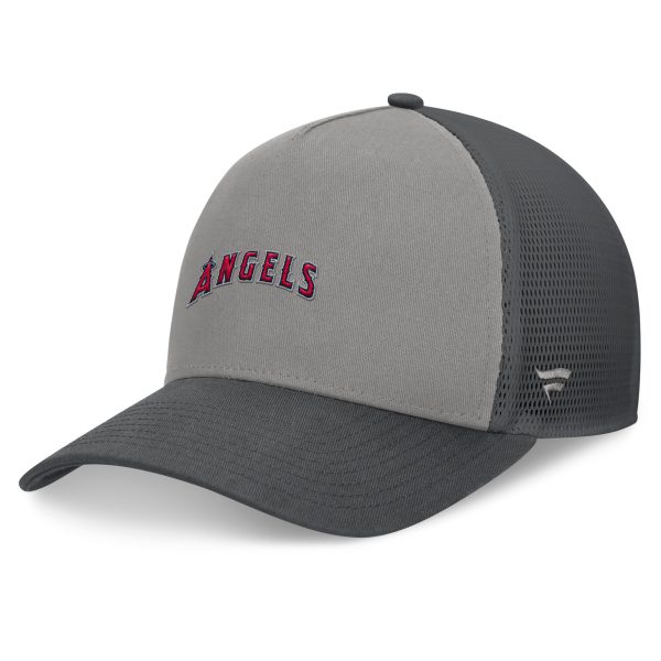 Los Angeles Angels Jerseys Shop – mens los angeles angels fanatics graygraphite a-frame trucker adjustable hat Baseball Jerseys and Caps for Fans