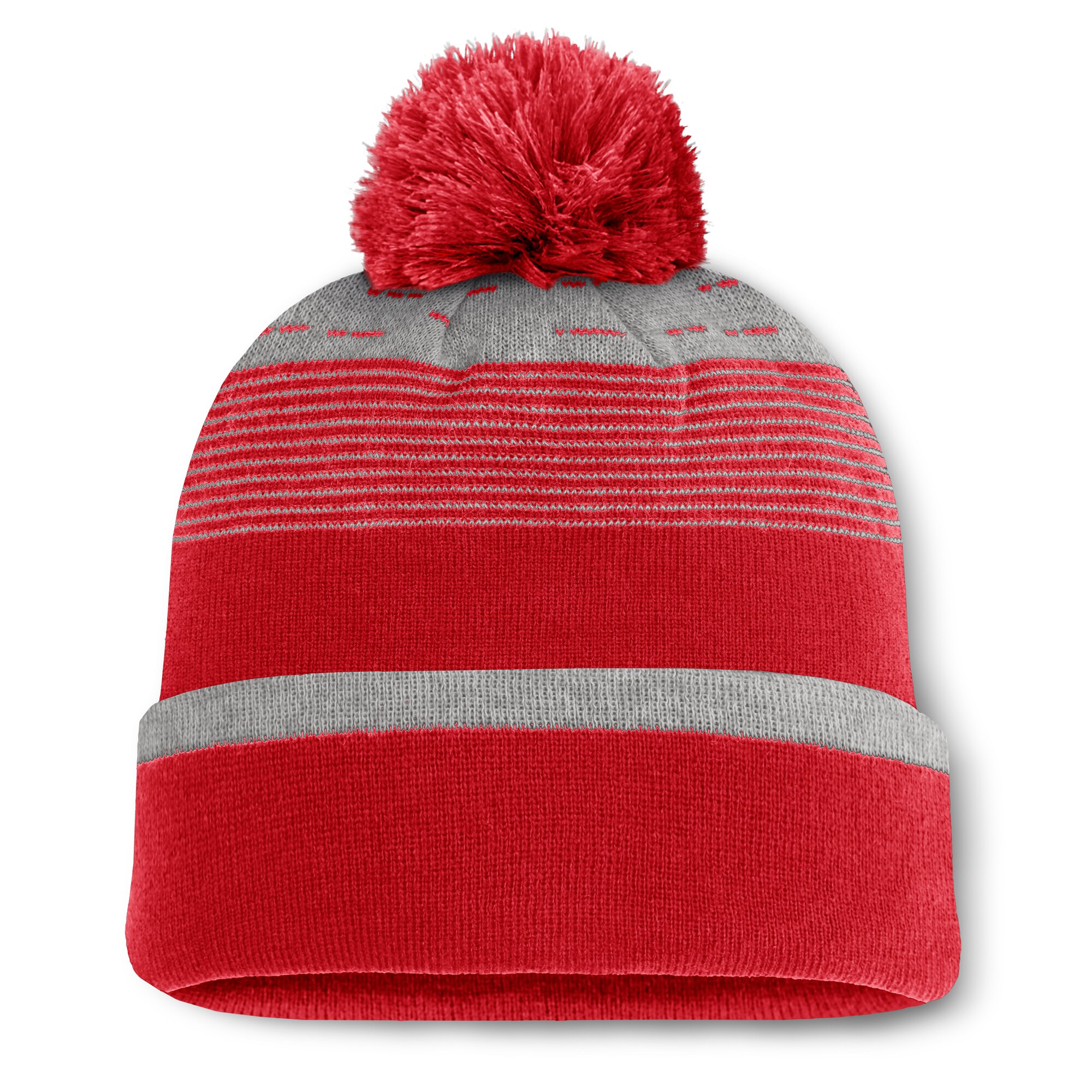 Los Angeles Angels Jerseys Shop – mens los angeles angels fanatics red fundamental gradient cuffed knit hat with pom Baseball Jerseys and Caps for Fans