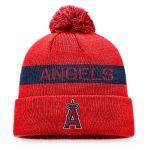 Los Angeles Angels Jerseys Shop – mens los angeles angels fanatics rednavy league logo cuffed knit hat with pom Baseball Jerseys and Caps for Fans