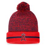 Los Angeles Angels Jerseys Shop – mens los angeles angels fanatics rednavy space-dye cuffed knit hat with pom Baseball Jerseys and Caps for Fans