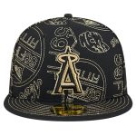 Los Angeles Angels Jerseys Shop – mens los angeles angels new era black 59fifty day allover fitted hat Baseball Jerseys and Caps for Fans