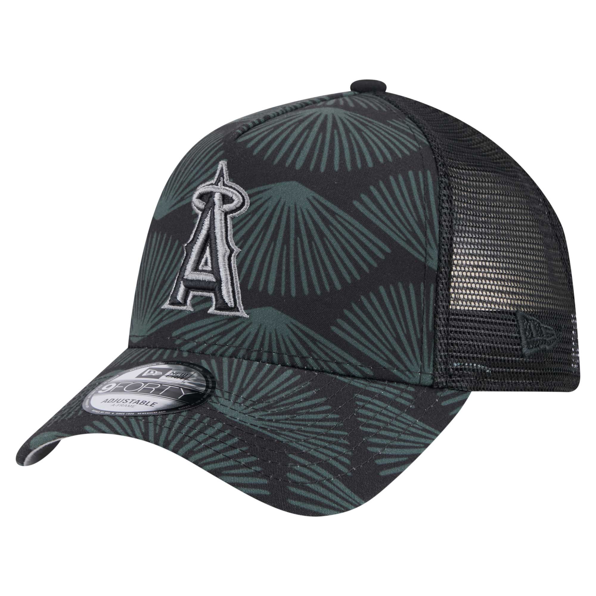 Los Angeles Angels Jerseys Shop – mens los angeles angels new era black 9forty a-frame trucker adjustable hat Baseball Jerseys and Caps for Fans