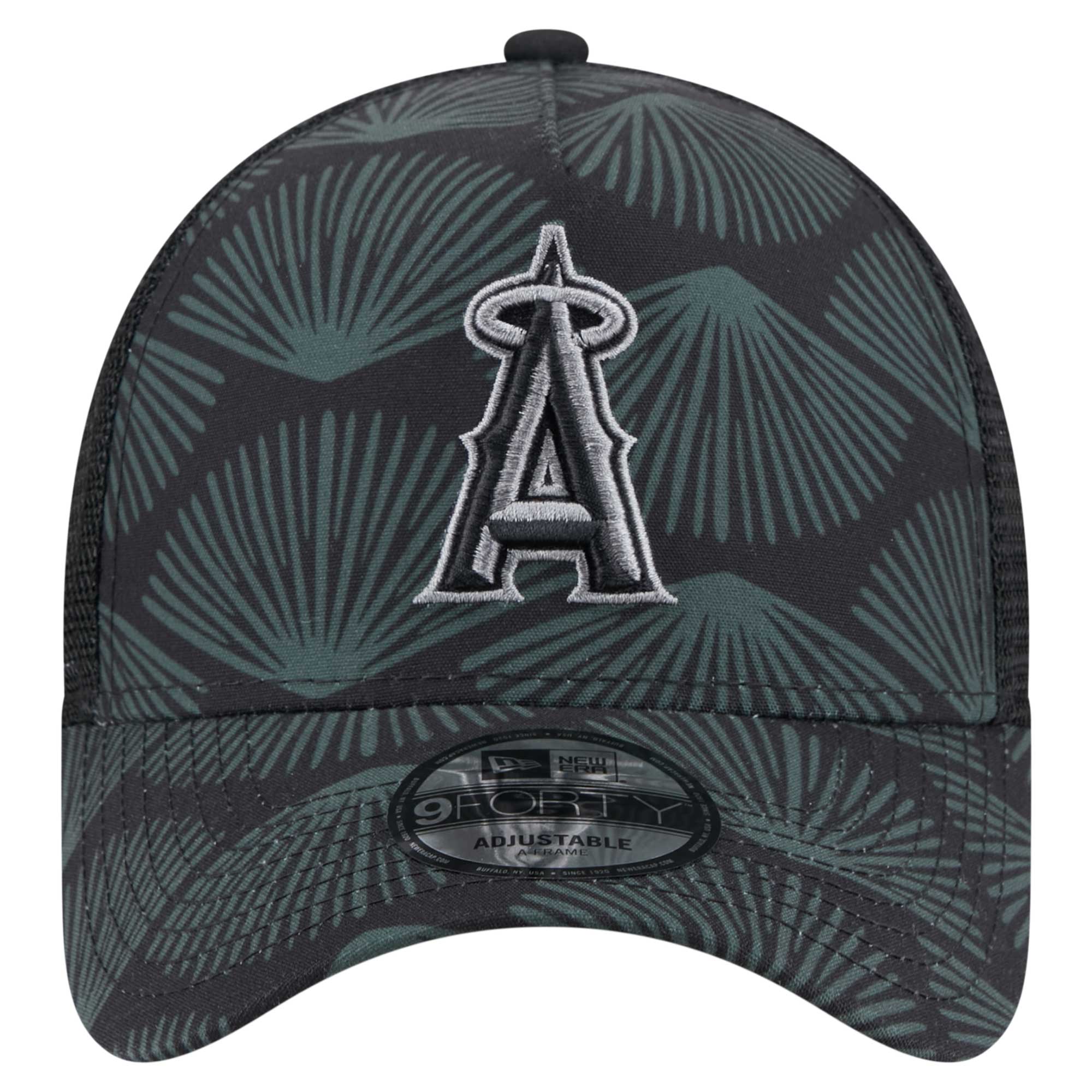 Los Angeles Angels Jerseys Shop – mens los angeles angels new era black 9forty a-frame trucker adjustable hat Baseball Jerseys and Caps for Fans