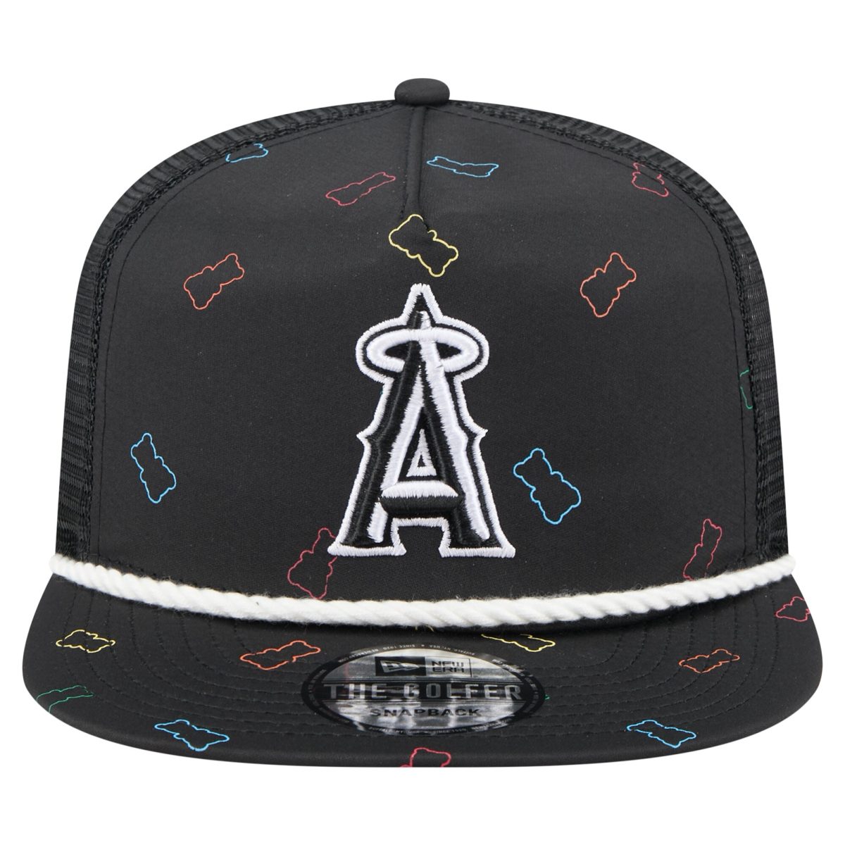 Los Angeles Angels Jerseys Shop – mens los angeles angels new era black gummy golfer trucker adjustable hat Baseball Jerseys and Caps for Fans