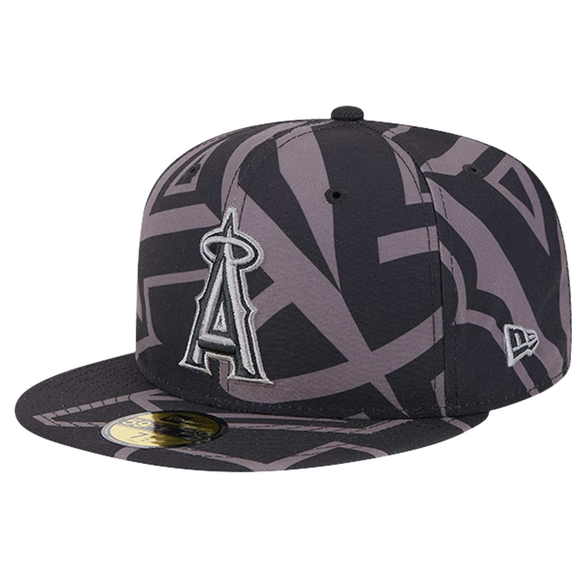 Los Angeles Angels Jerseys Shop – mens los angeles angels new era black logo fracture 59fifty fitted hat Baseball Jerseys and Caps for Fans