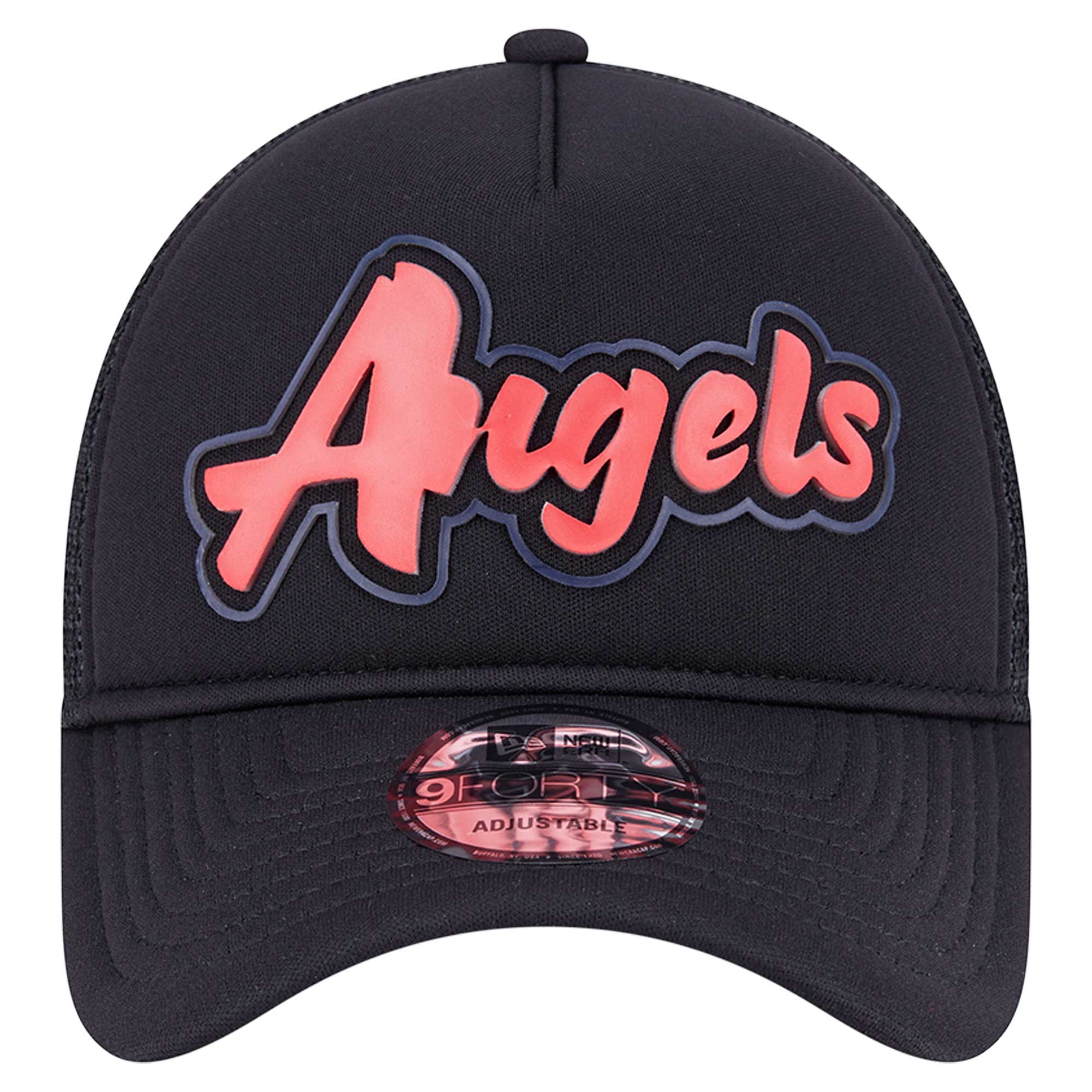 Los Angeles Angels Jerseys Shop – mens los angeles angels new era black retro bold a-frame trucker 9forty adjustable hat Baseball Jerseys and Caps for Fans