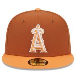 Los Angeles Angels Jerseys Shop – mens los angeles angels new era brownorange spring color basic two-tone 59fifty fitted hat Baseball Jerseys and Caps for Fans