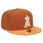 Los Angeles Angels Jerseys Shop – mens los angeles angels new era brownorange spring color basic two-tone 59fifty fitted hat Baseball Jerseys and Caps for Fans