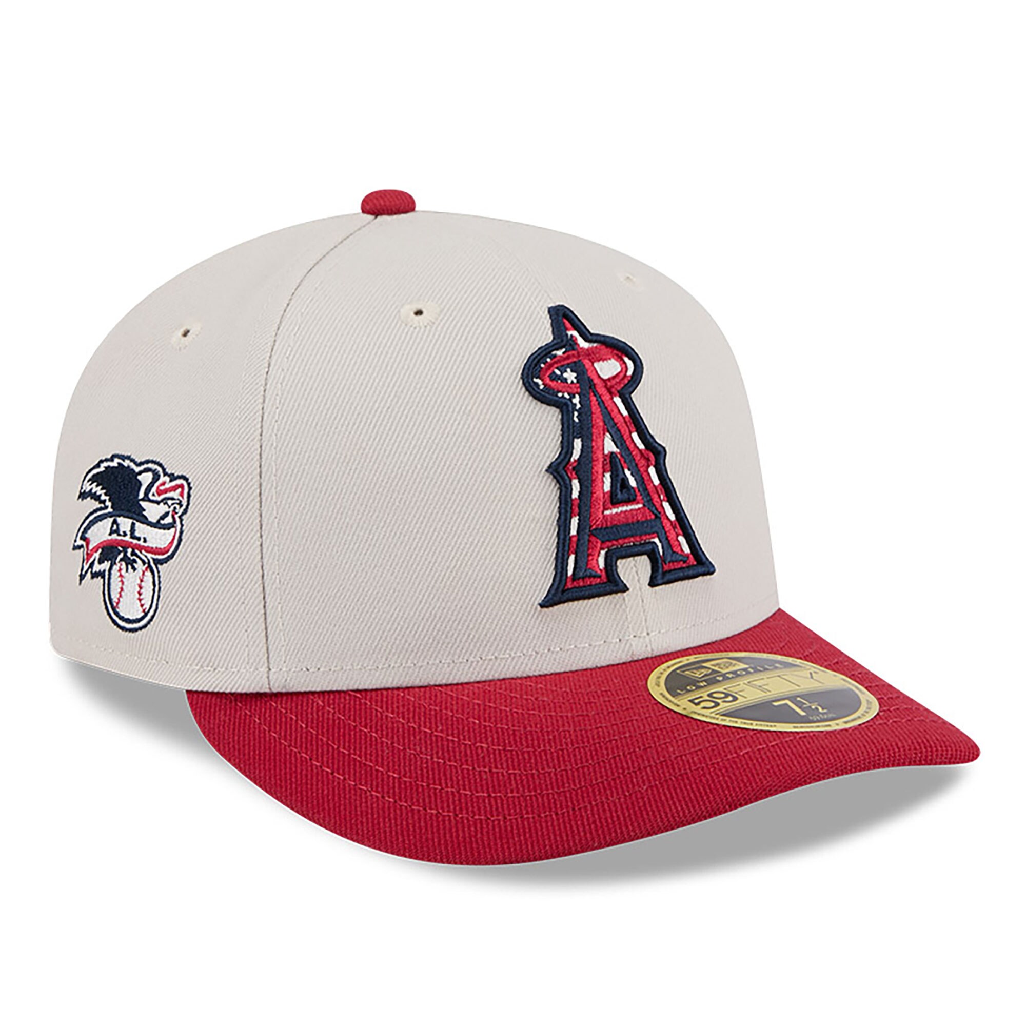 Los Angeles Angels Jerseys Shop – mens los angeles angels new era khakired 2024 fourth of july low profile 59fifty fitted hat Baseball Jerseys and Caps for Fans