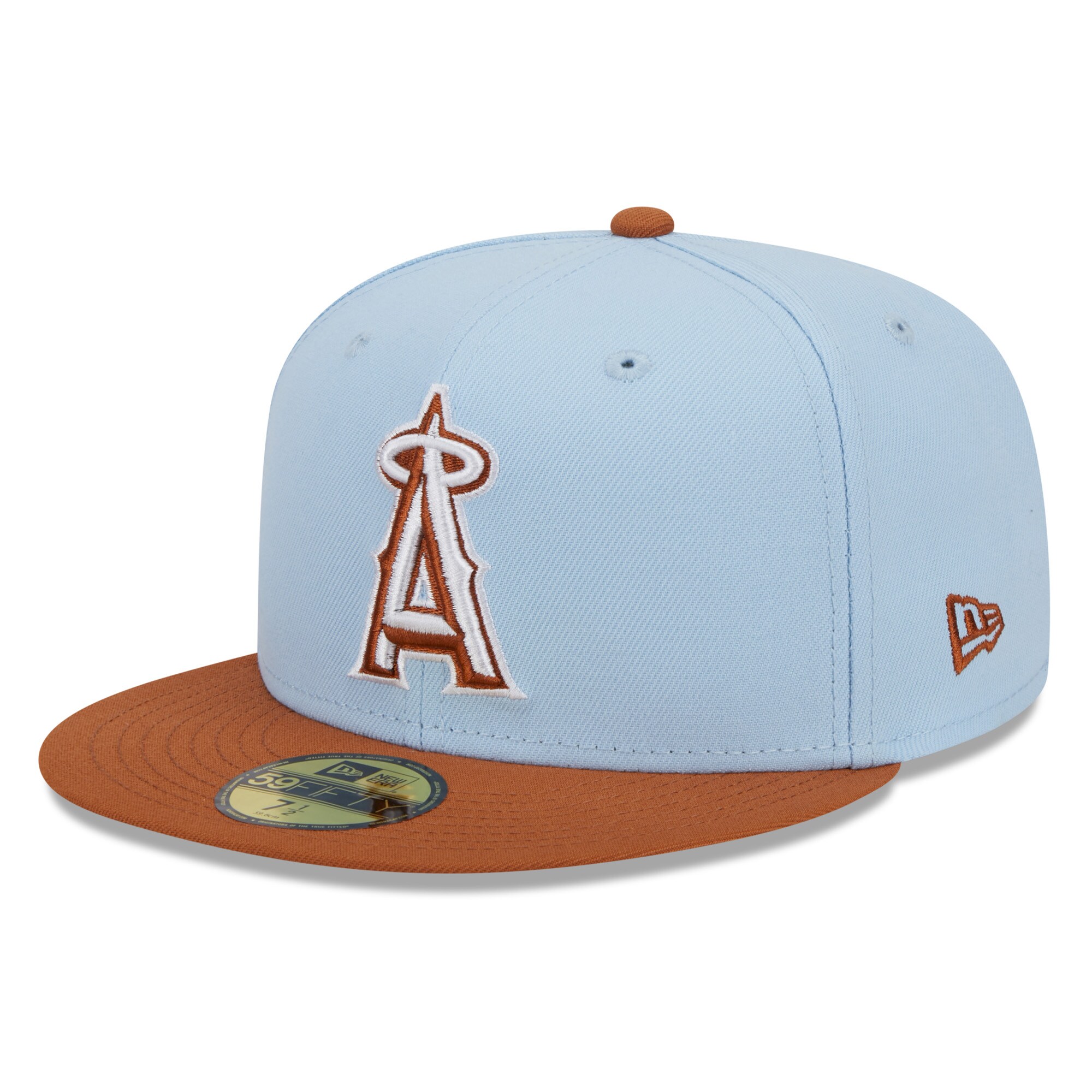 Los Angeles Angels Jerseys Shop – mens los angeles angels new era light bluebrown spring color basic two-tone 59fifty fitted hat Baseball Jerseys and Caps for Fans