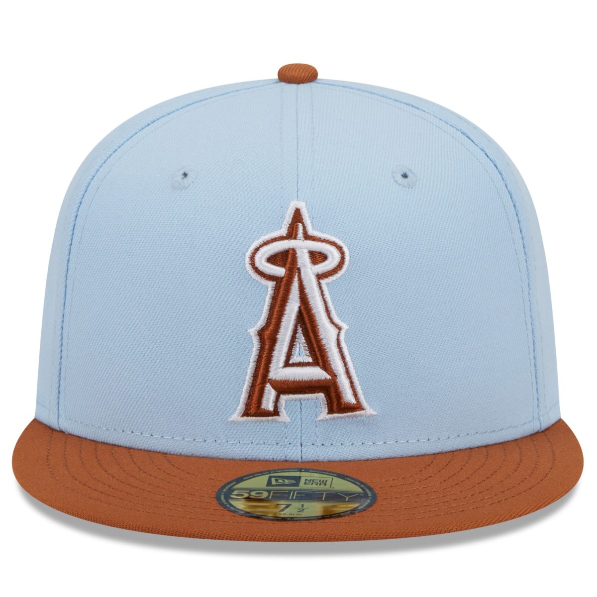Los Angeles Angels Jerseys Shop – mens los angeles angels new era light bluebrown spring color basic two-tone 59fifty fitted hat Baseball Jerseys and Caps for Fans