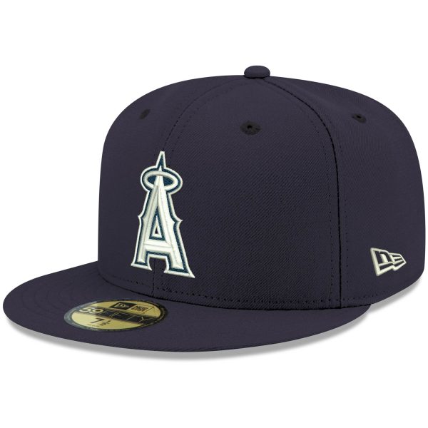 Los Angeles Angels Jerseys Shop – mens los angeles angels new era navy white logo 59fifty fitted hat Baseball Jerseys and Caps for Fans
