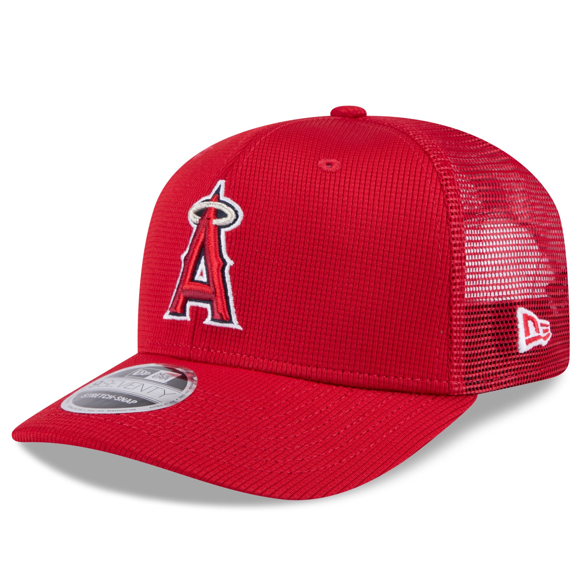 Los Angeles Angels Jerseys Shop – mens los angeles angels new era red 2025 spring training 9seventy stretch-snap trucker hat Baseball Jerseys and Caps for Fans