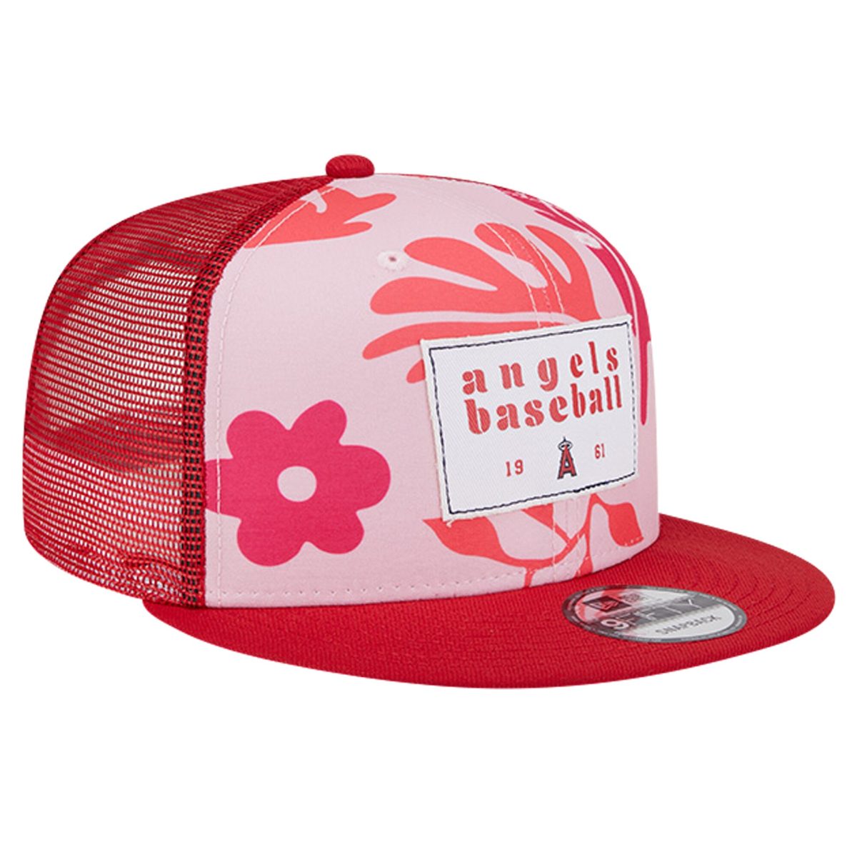 Los Angeles Angels Jerseys Shop – mens los angeles angels new era red bikini bottom trucker 9fifty snapback hat Baseball Jerseys and Caps for Fans