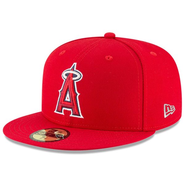 Los Angeles Angels Jerseys Shop – mens los angeles angels new era red game authentic collection on-field 59fifty fitted hat Baseball Jerseys and Caps for Fans