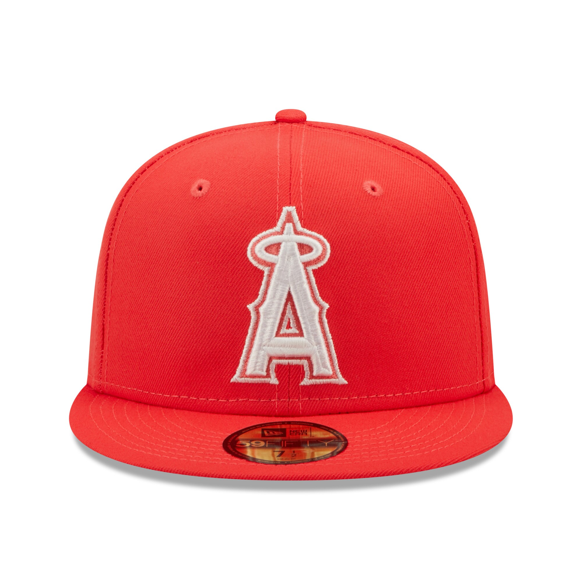 Los Angeles Angels Jerseys Shop – mens los angeles angels new era red lava highlighter logo 59fifty fitted hat Baseball Jerseys and Caps for Fans