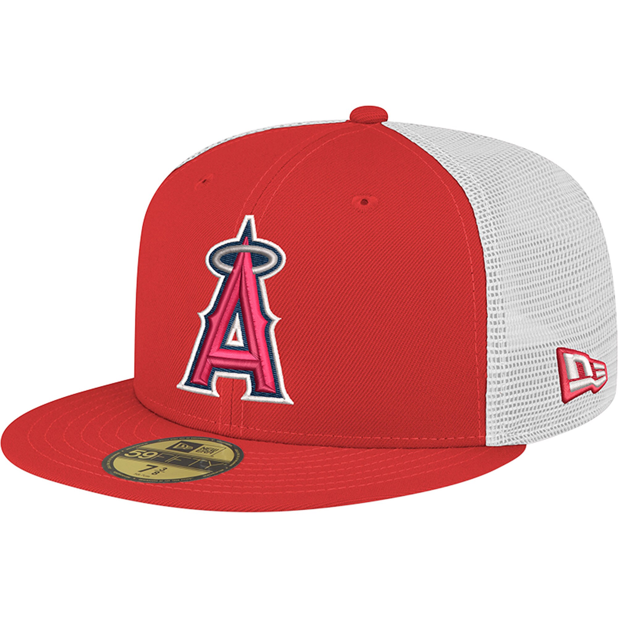 Los Angeles Angels Jerseys Shop – mens los angeles angels new era red team color 59fifty trucker fitted hat Baseball Jerseys and Caps for Fans