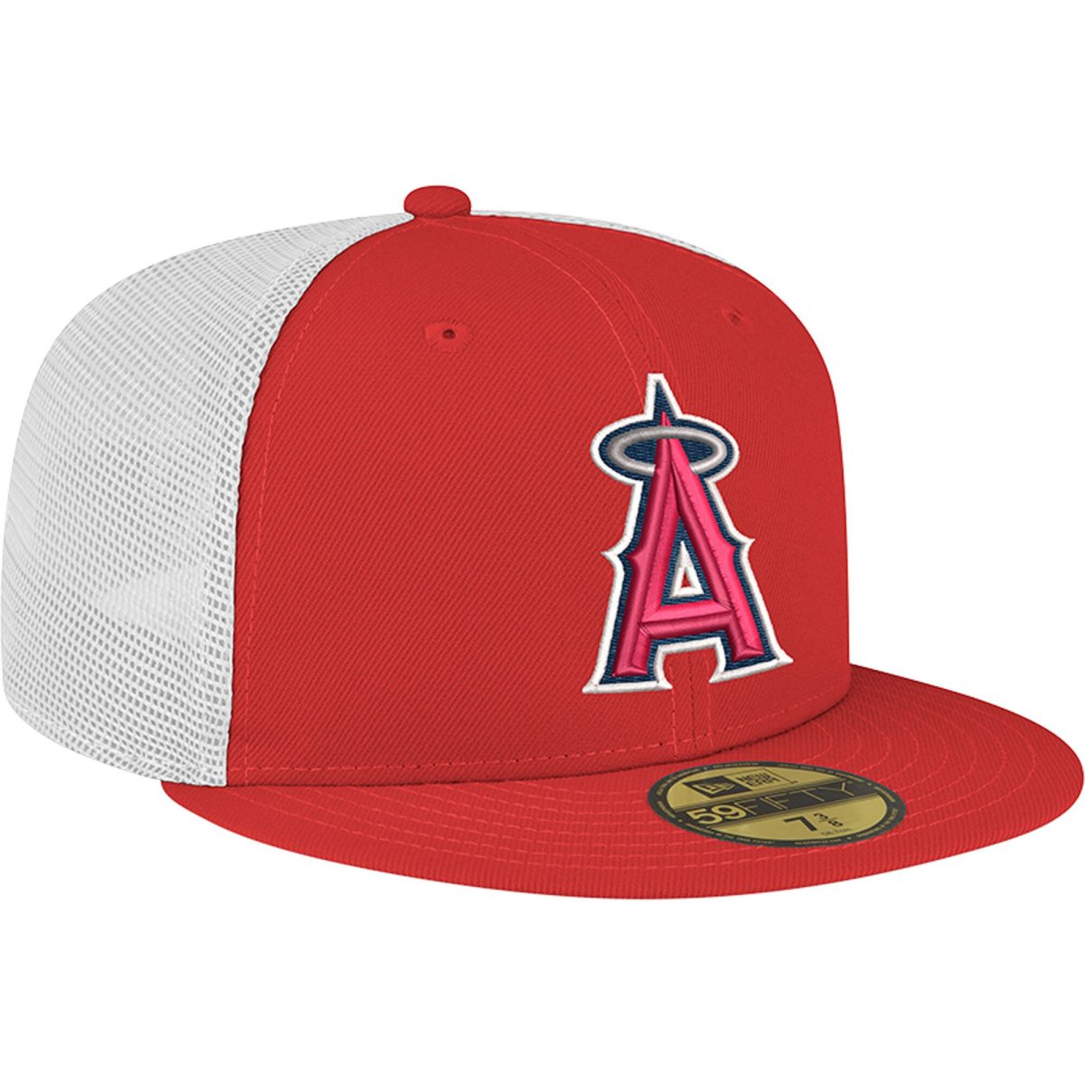 Los Angeles Angels Jerseys Shop – mens los angeles angels new era red team color 59fifty trucker fitted hat Baseball Jerseys and Caps for Fans