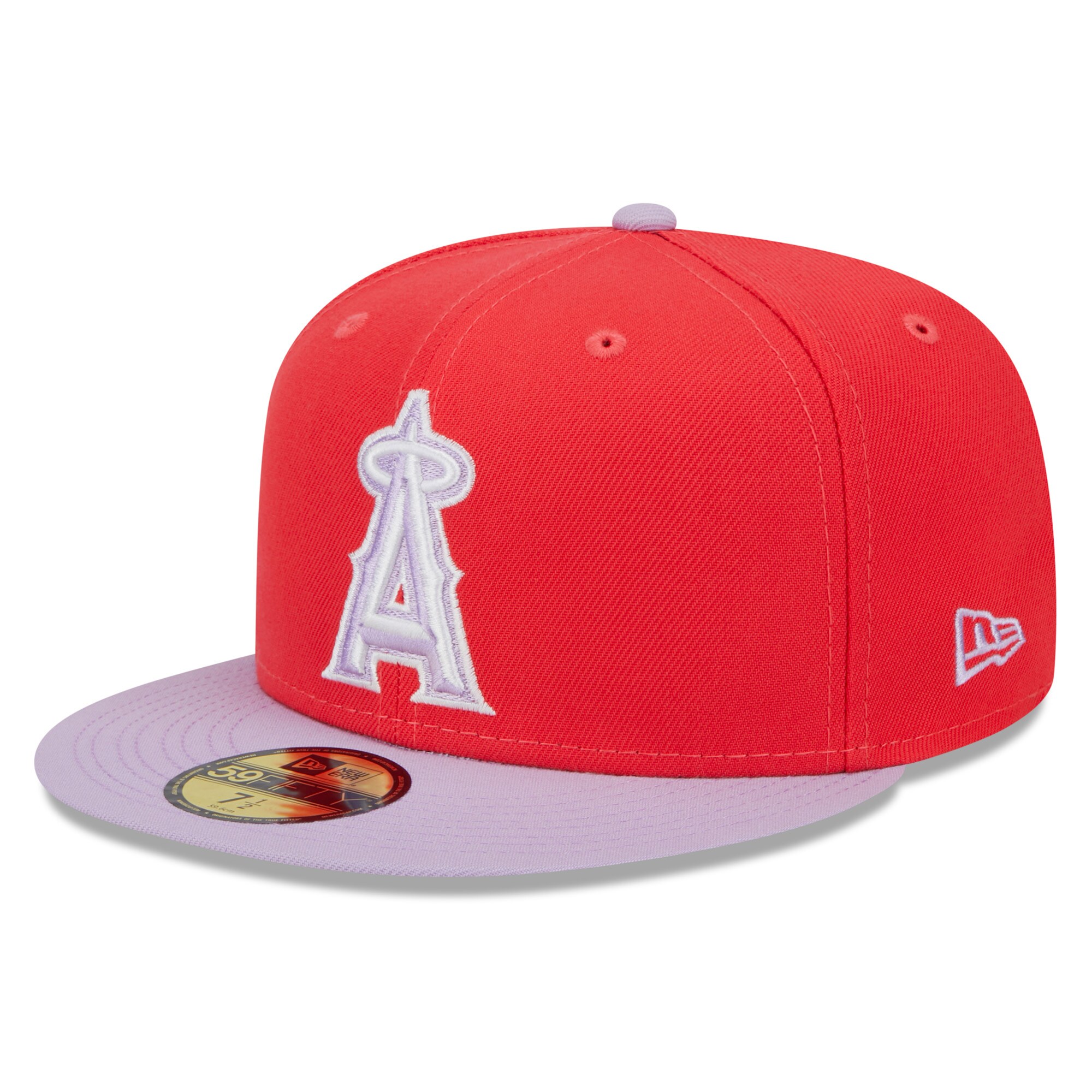 Los Angeles Angels Jerseys Shop – mens los angeles angels new era redlavender spring color two-tone 59fifty fitted hat Baseball Jerseys and Caps for Fans