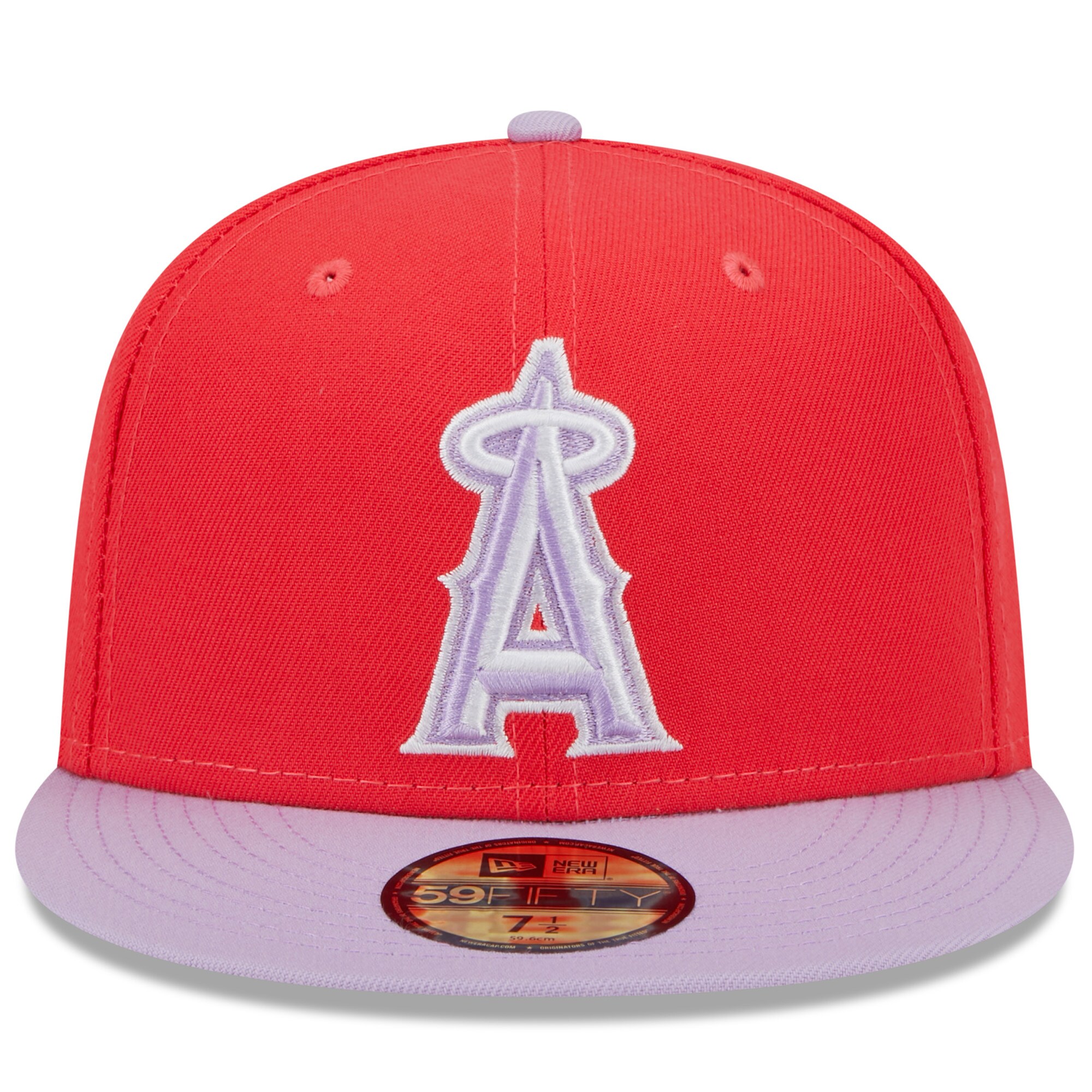 Los Angeles Angels Jerseys Shop – mens los angeles angels new era redlavender spring color two-tone 59fifty fitted hat Baseball Jerseys and Caps for Fans