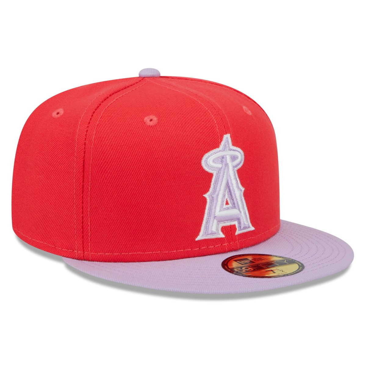 Los Angeles Angels Jerseys Shop – mens los angeles angels new era redlavender spring color two-tone 59fifty fitted hat Baseball Jerseys and Caps for Fans