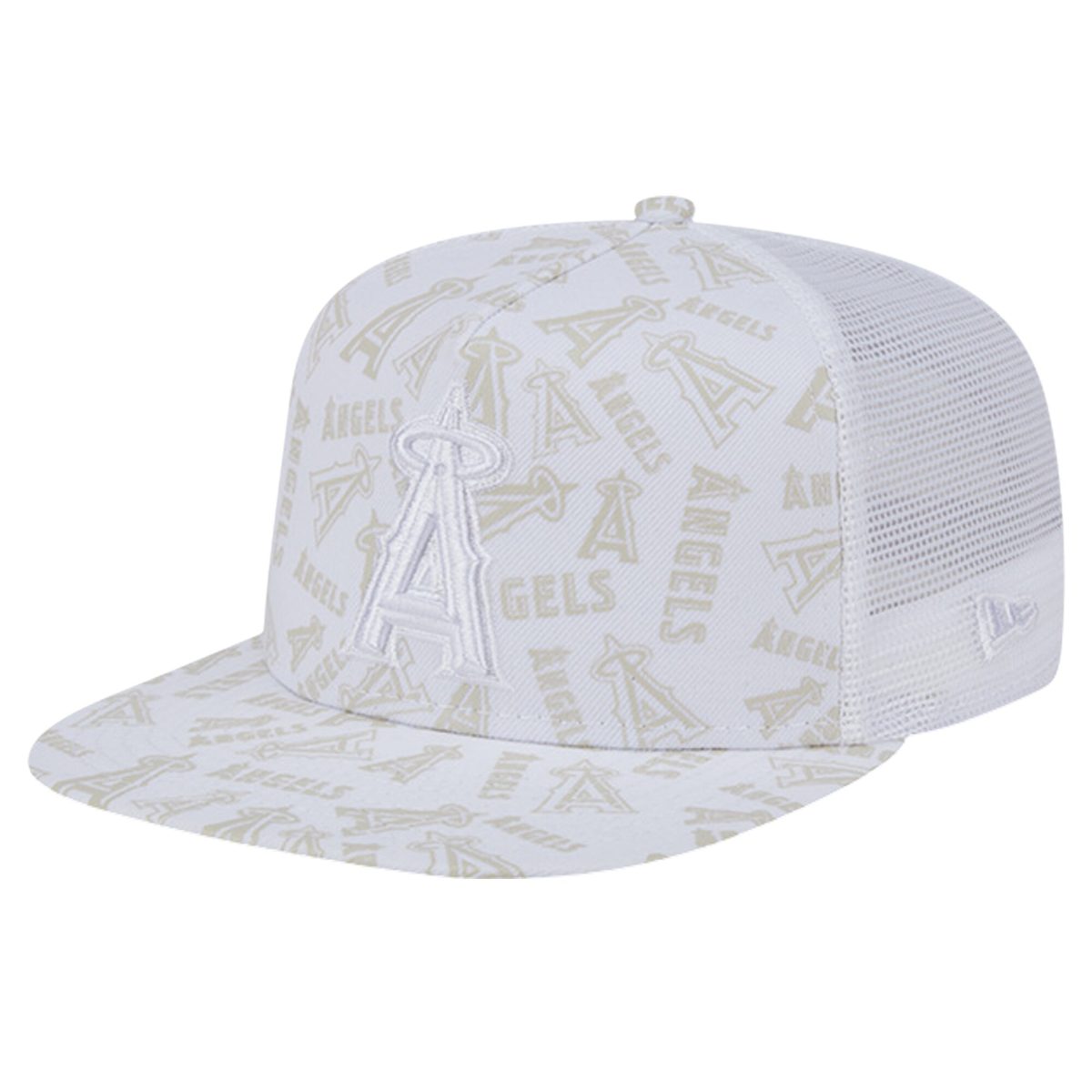 Los Angeles Angels Jerseys Shop – mens los angeles angels new era white logo dunes a-frame trucker 9fifty snapback hat Baseball Jerseys and Caps for Fans