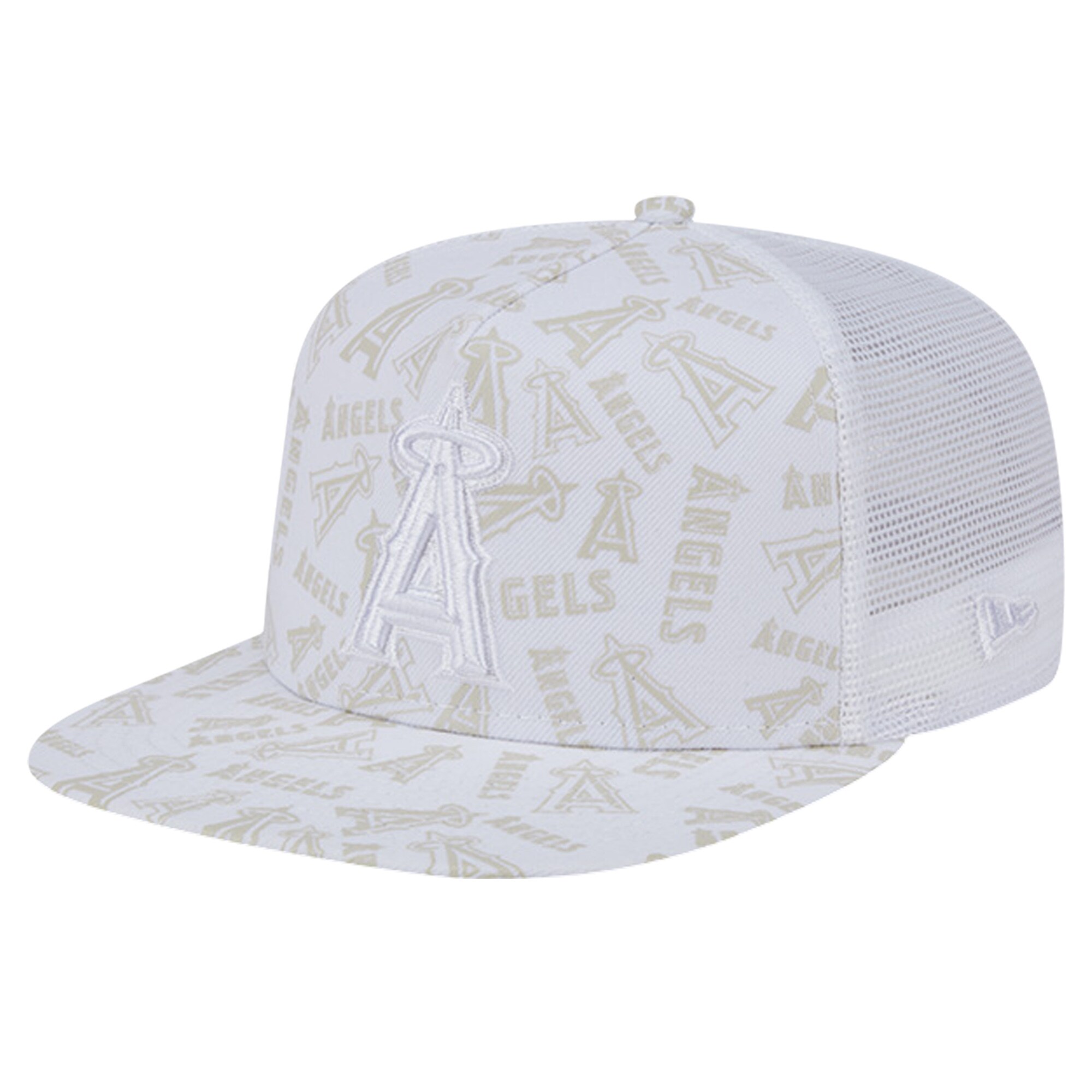 Los Angeles Angels Jerseys Shop – mens los angeles angels new era white logo dunes a-frame trucker 9fifty snapback hat Baseball Jerseys and Caps for Fans