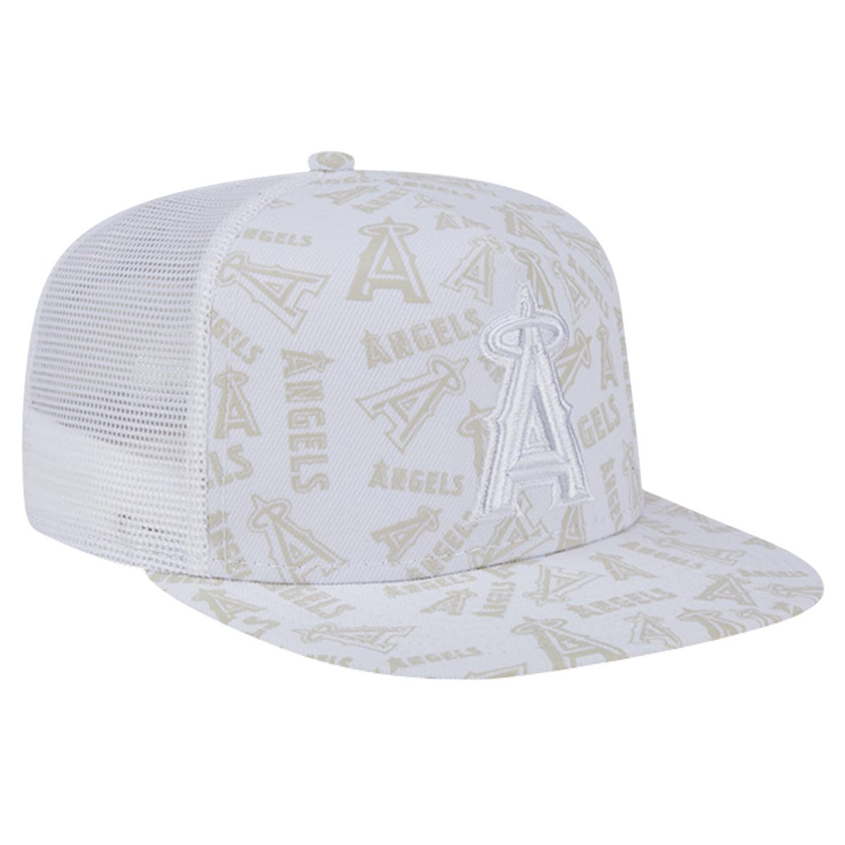 Los Angeles Angels Jerseys Shop – mens los angeles angels new era white logo dunes a-frame trucker 9fifty snapback hat Baseball Jerseys and Caps for Fans