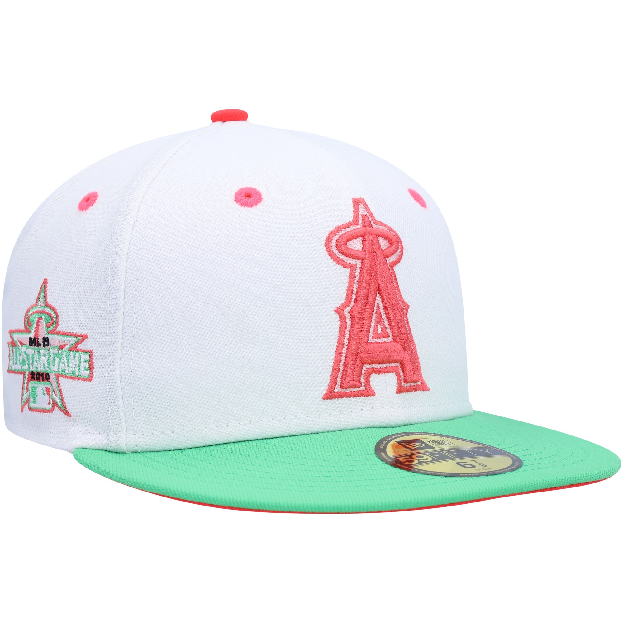 Los Angeles Angels Jerseys Shop – mens los angeles angels new era whitegreen watermelon lolli 59fifty fitted hat Baseball Jerseys and Caps for Fans