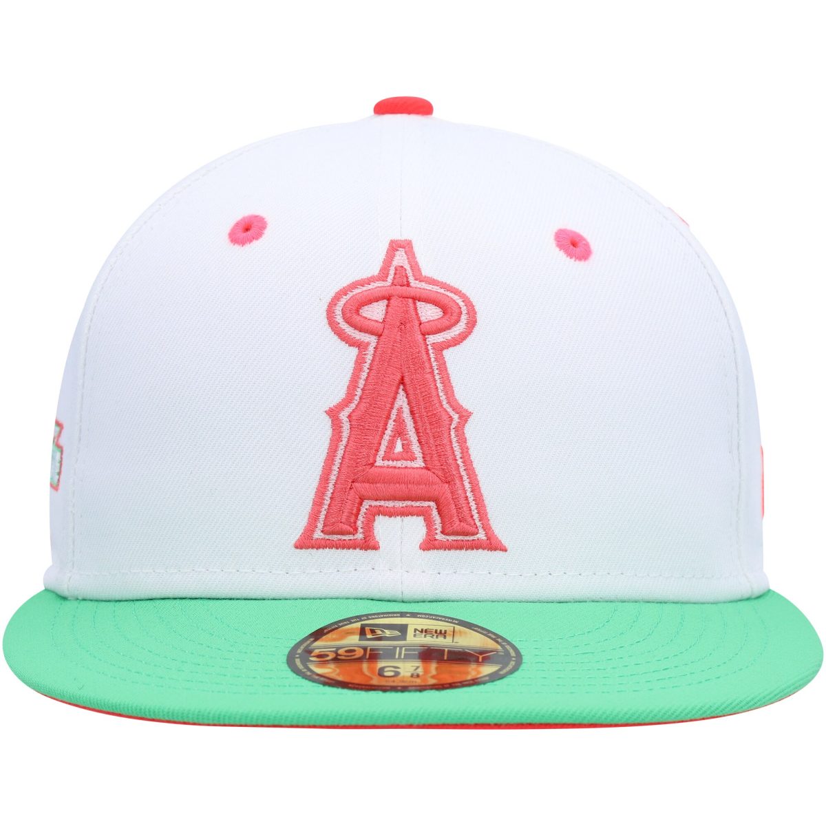 Los Angeles Angels Jerseys Shop – mens los angeles angels new era whitegreen watermelon lolli 59fifty fitted hat Baseball Jerseys and Caps for Fans