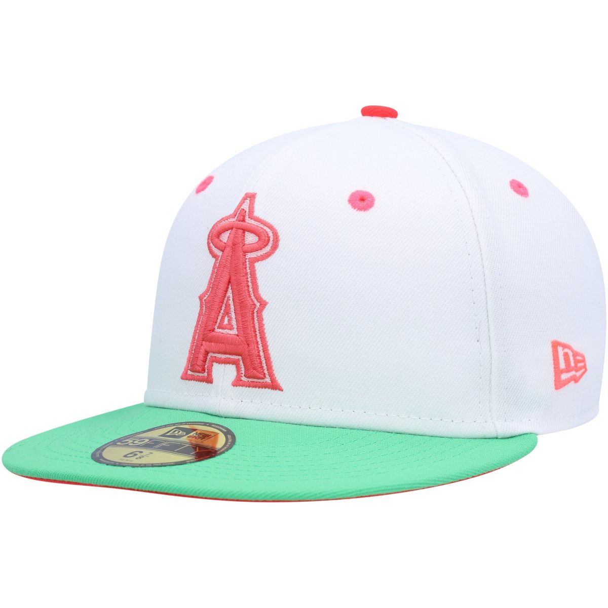 Los Angeles Angels Jerseys Shop – mens los angeles angels new era whitegreen watermelon lolli 59fifty fitted hat Baseball Jerseys and Caps for Fans