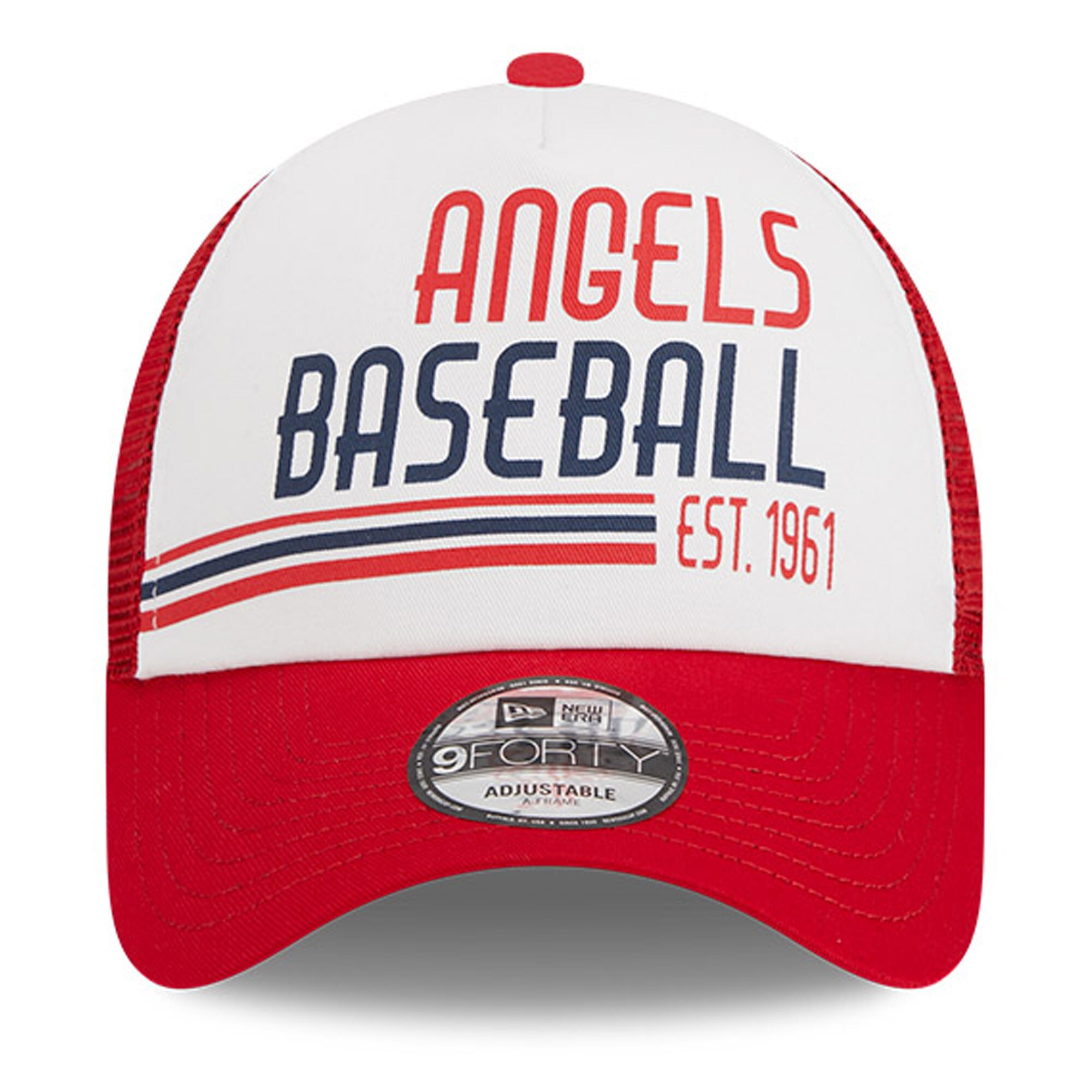 Los Angeles Angels Jerseys Shop – mens los angeles angels new era whitered stacked a-frame trucker 9forty adjustable hat Baseball Jerseys and Caps for Fans