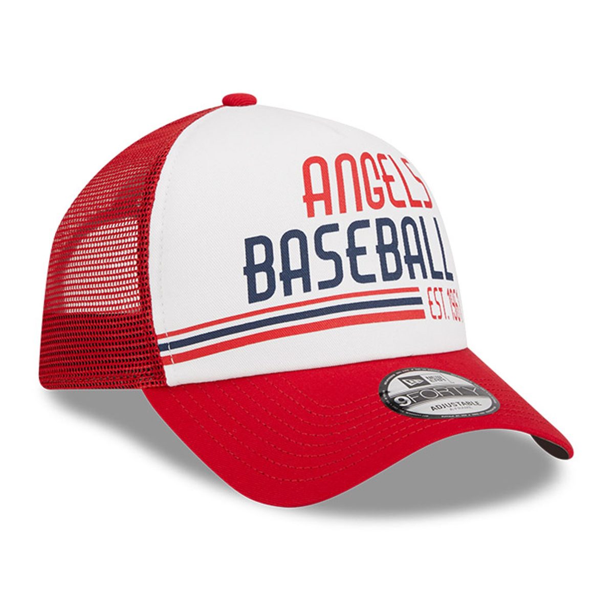 Los Angeles Angels Jerseys Shop – mens los angeles angels new era whitered stacked a-frame trucker 9forty adjustable hat Baseball Jerseys and Caps for Fans